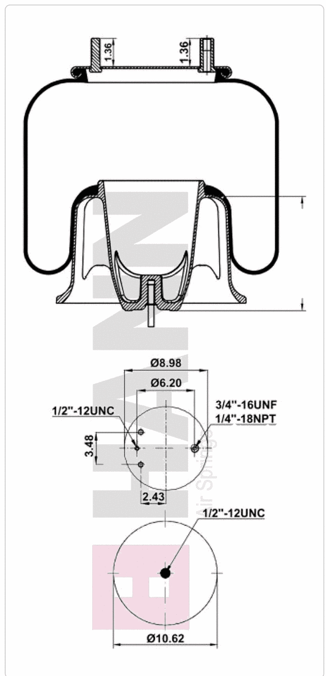 HANN H01.9781.CAL air spring
